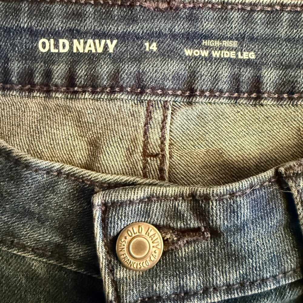 Old Navy High-Rise WOW Wide Leg Denim Jeans